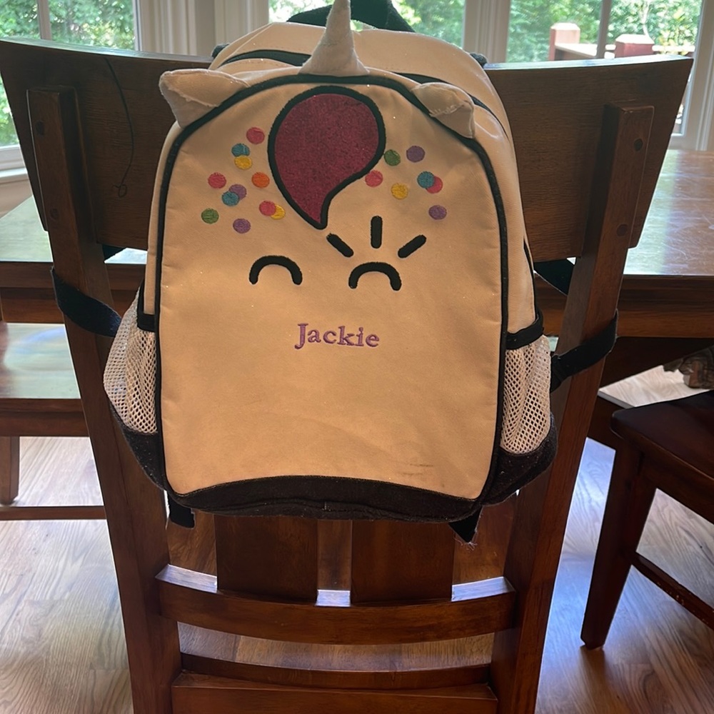 Pottery Barn kids unicorn backpack - Jackie
